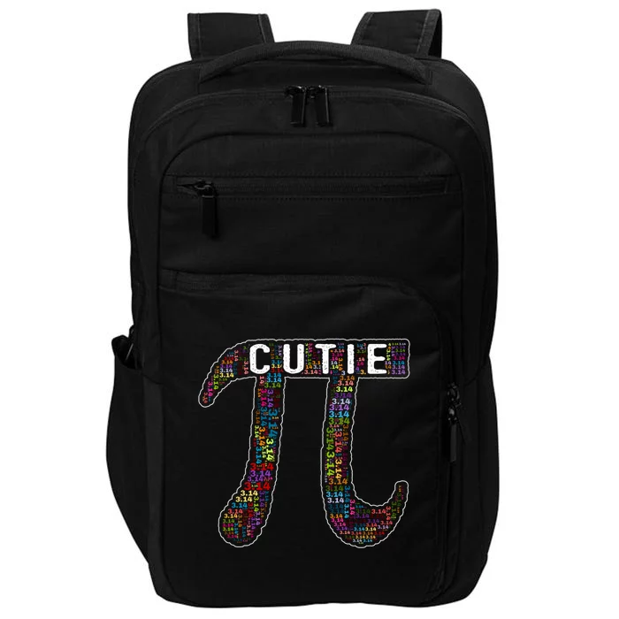 Cute Cutie Pi Gift I Fun Math Pie Pun Pi Day Gift Impact Tech Backpack