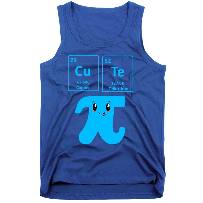 Cute Cutie Pi Pie Math Gift I Fun Math Geek Nerd Great Gift Tank Top