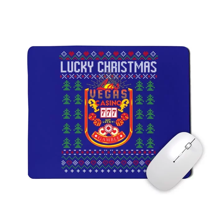 Christmas Casino Poker Gambling Las Vegas Ugly Xmas Sweater Meaningful Gift Mousepad