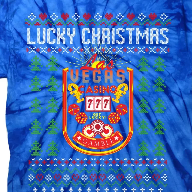 Christmas Casino Poker Gambling Las Vegas Ugly Xmas Sweater Meaningful Gift Tie-Dye T-Shirt