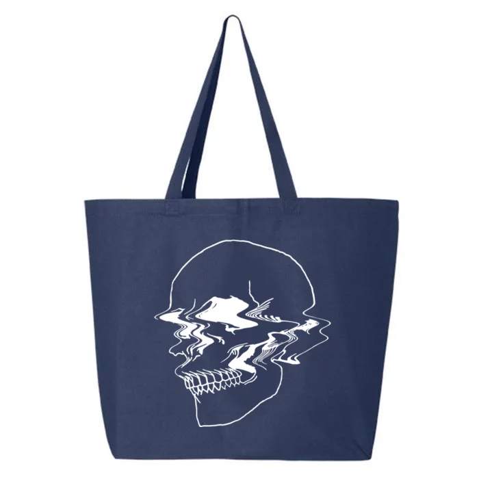 Creepy Cool Pastel Vaporwave Skull 25L Jumbo Tote