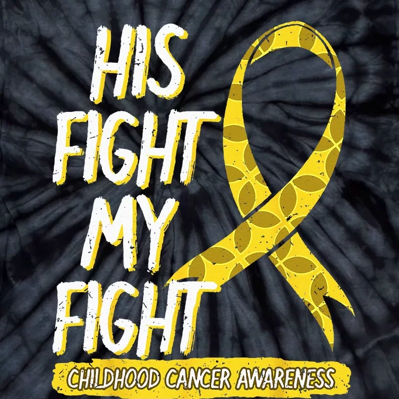 Childhood Cancer Pediatricians Ribbon Parents Mom Dad Gift Tie-Dye T-Shirt