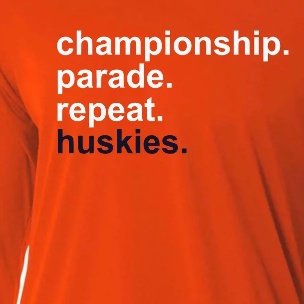 Cprh Championship Parade Repeat Huskies Cooling Performance Long Sleeve Crew