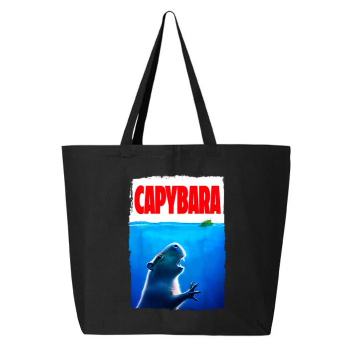 Classic Capybara Paws Lover Animals Outfits Capybaras Kawai 25L Jumbo Tote