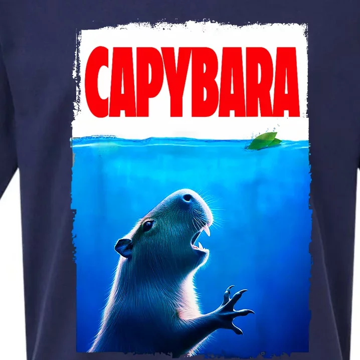 Classic Capybara Paws Lover Animals Outfits Capybaras Kawai Sueded Cloud Jersey T-Shirt