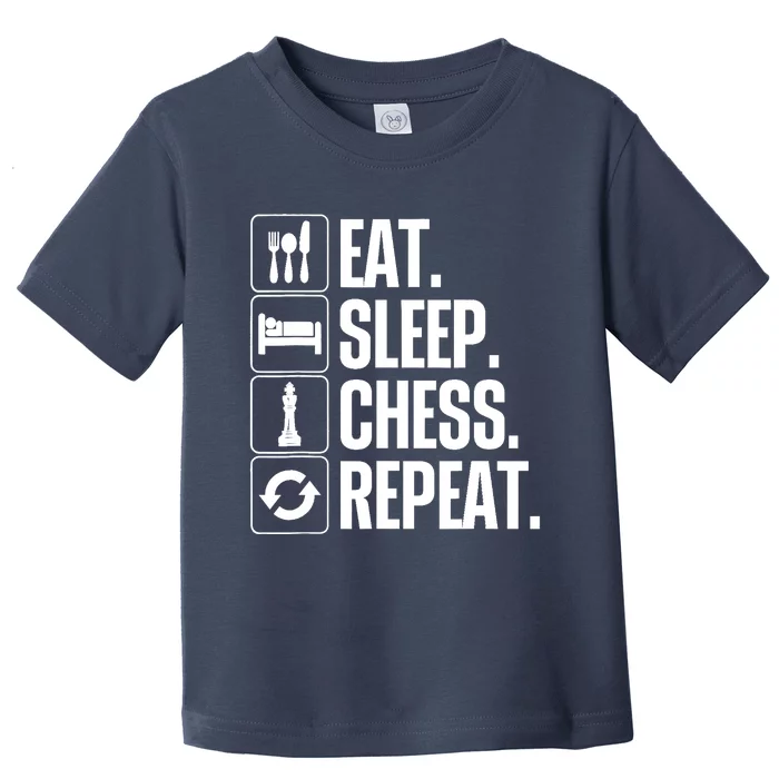 Cute Chess Player Art For Boy Chess Lover Novelty Toddler T-Shirt