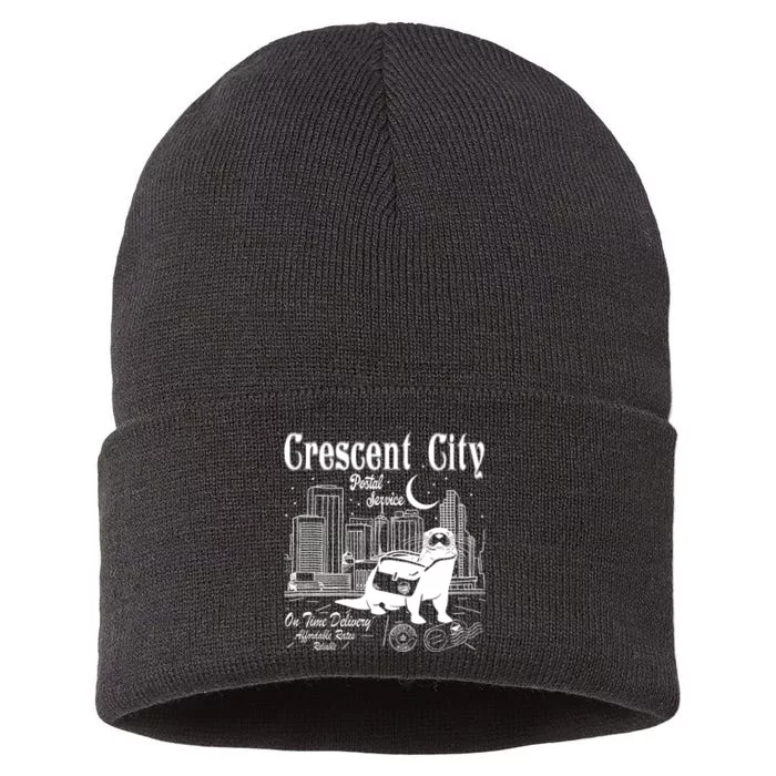 Crescent City Postal Service Messenger Otter Crescent City Sustainable Knit Beanie