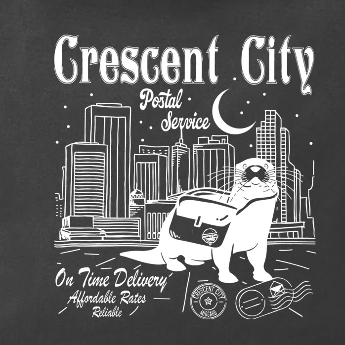 Crescent City Postal Service Messenger Otter Crescent City Zip Tote Bag