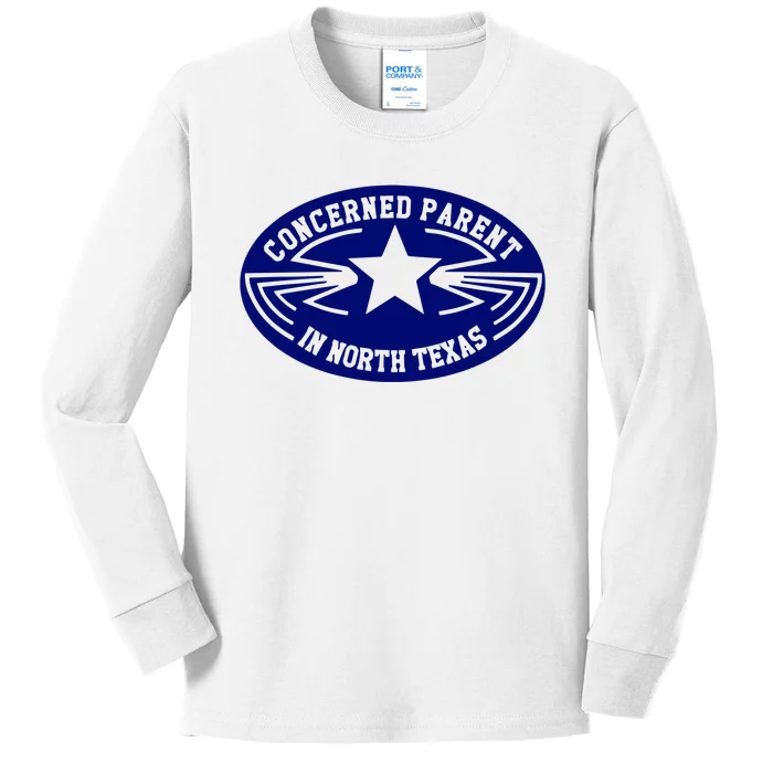 Concernedparentinnorthtexas Concerned Parent In North Texas Kids Long Sleeve Shirt