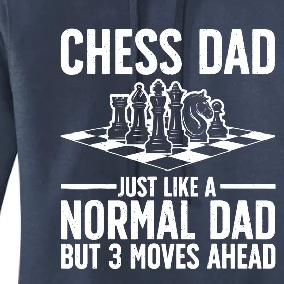 Cool Chess Player Art For Dad Knight Chess Lovers Pieces Women's Pullover Hoodie