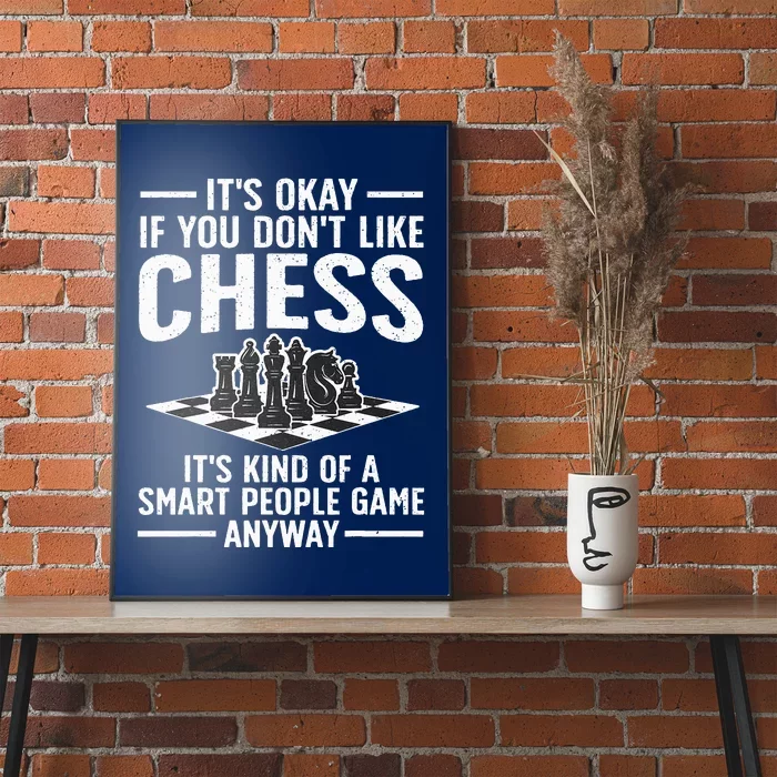 Cool Chess Players Art Chess Lover Novelty Poster