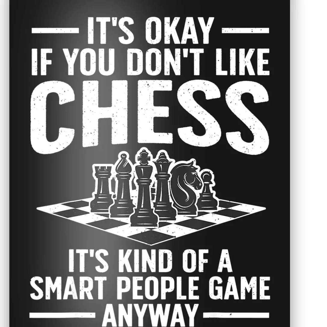 Cool Chess Players Art For Men Chess Lover Novelty Poster