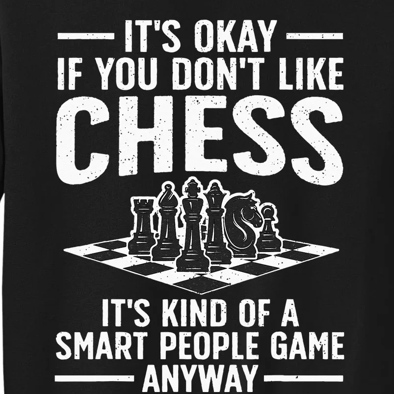 Cool Chess Players Art Chess Lover Novelty Tall Sweatshirt