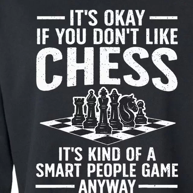 Cool Chess Players Art Chess Lover Novelty Cropped Pullover Crew