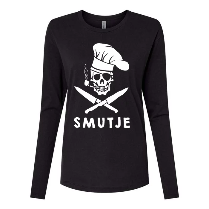 Cooking Cookie Pirate Womens Cotton Relaxed Long Sleeve T-Shirt