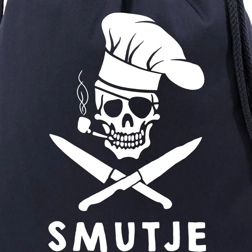 Cooking Cookie Pirate Drawstring Bag