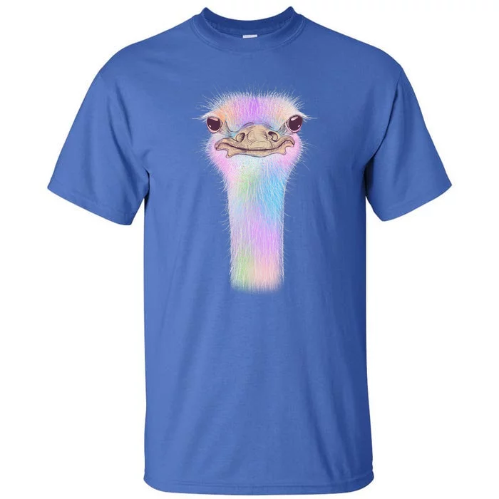 Cute Colorful Pastel Ostrich Tall T-Shirt