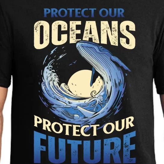 Climate Change Protect Our Oceans Protect Our Future Meaningful Gift Pajama Set