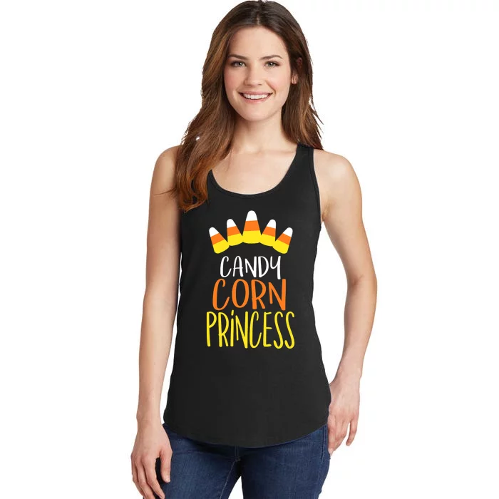 CANDY CORN PRINCESS Halloween Fun Ladies Essential Tank