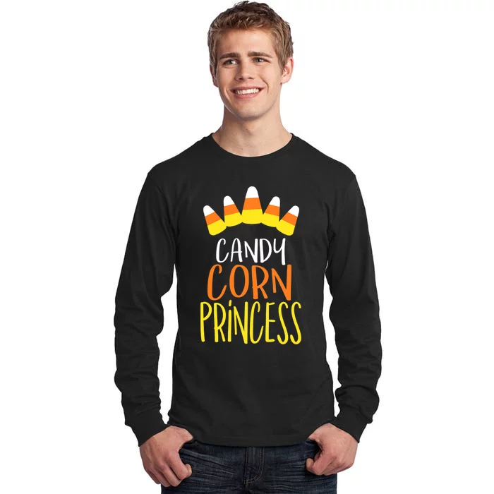 CANDY CORN PRINCESS Halloween Fun Tall Long Sleeve T-Shirt