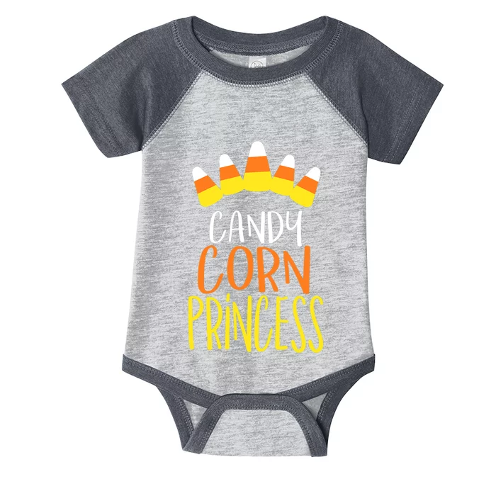 CANDY CORN PRINCESS Halloween Fun Infant Baby Jersey Bodysuit