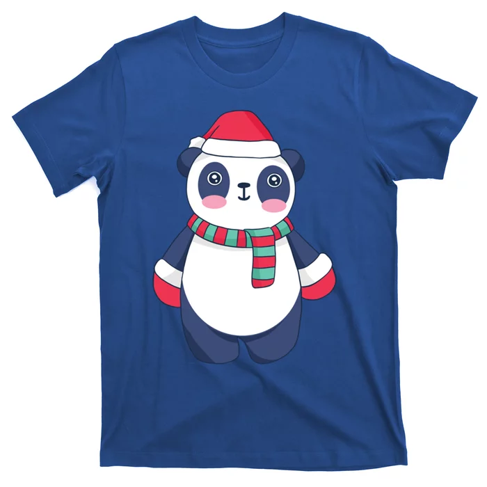 Cute Christmas Panda Gift T-Shirt