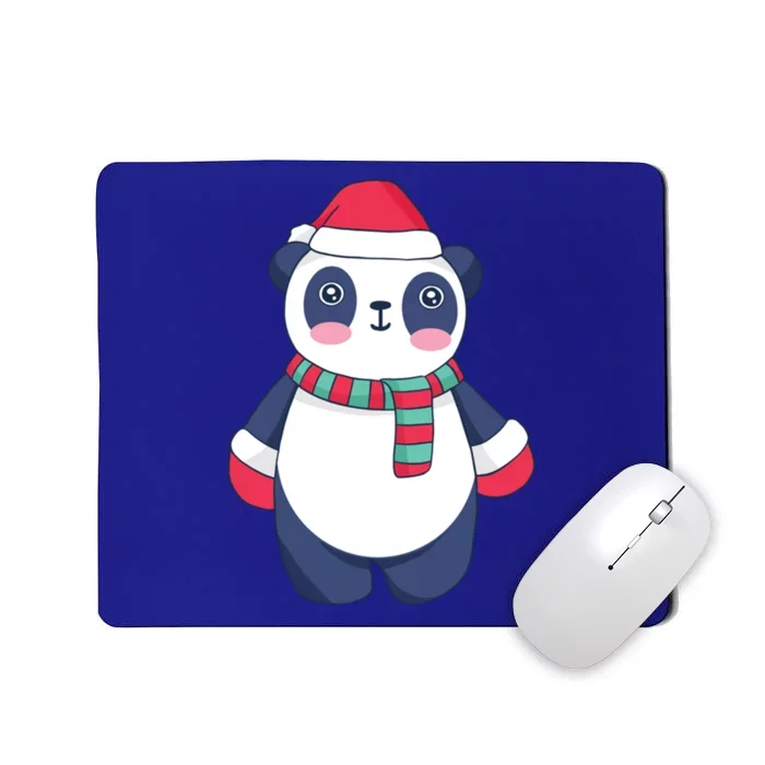 Cute Christmas Panda Gift Mousepad