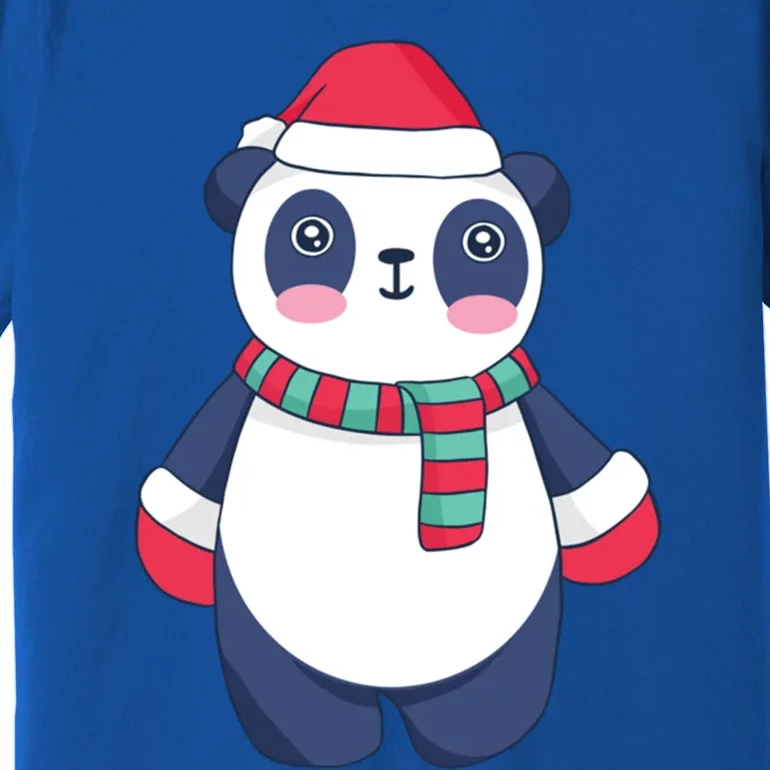 Cute Christmas Panda Gift Premium T-Shirt