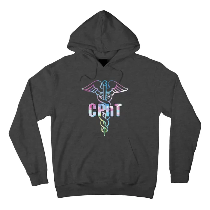 CPhT Certified Pharmacy Technician Caduceus Design Gift Hoodie