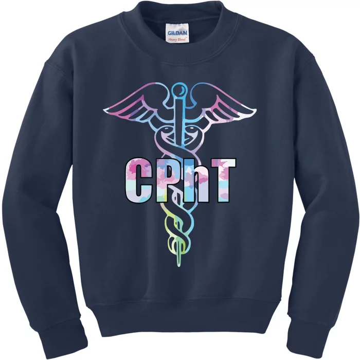 CPhT Certified Pharmacy Technician Caduceus Design Gift Kids Sweatshirt