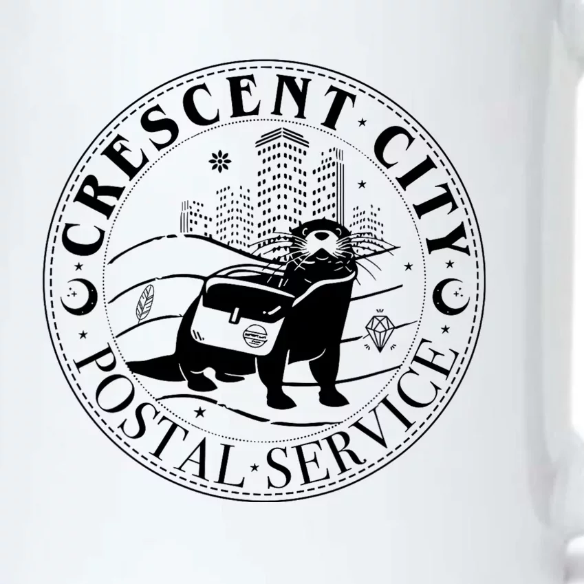 Crescent City Postal Service Messenger Otter Crescent City Black Color Changing Mug