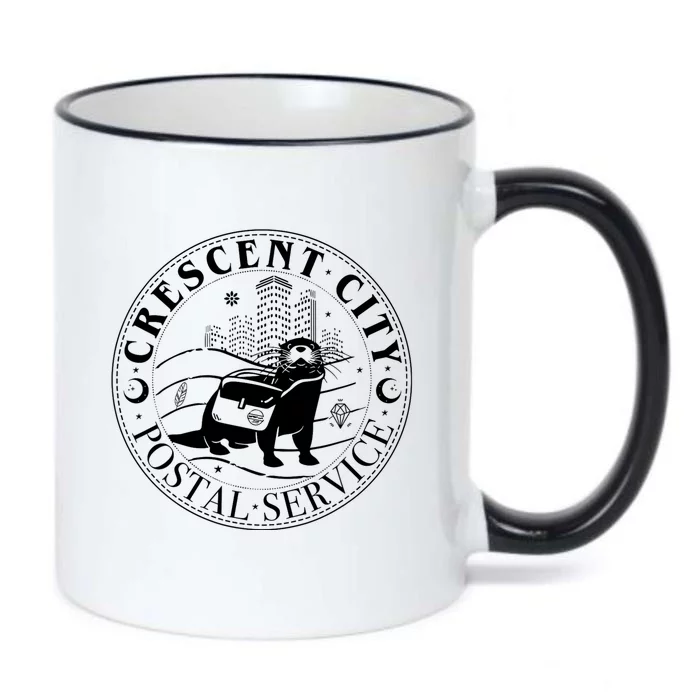 Crescent City Postal Service Messenger Otter Crescent City Black Color Changing Mug