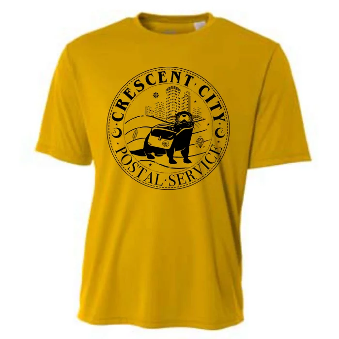 Crescent City Postal Service Messenger Otter Crescent City Cooling Performance Crew T-Shirt