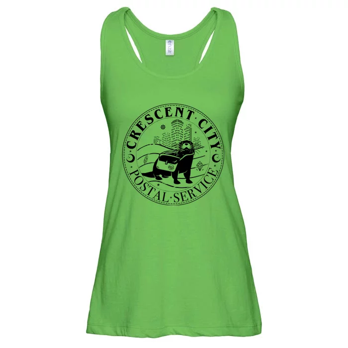 Crescent City Postal Service Messenger Otter Crescent City Ladies Essential Flowy Tank