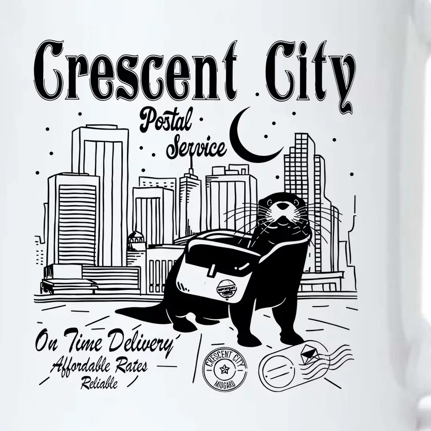 Crescent City Postal Service Messenger Otter Crescent City Black Color Changing Mug