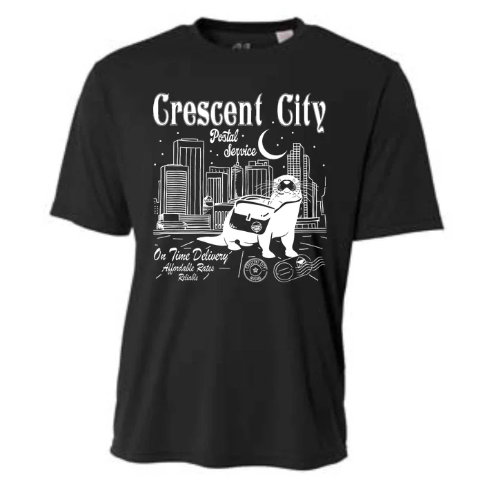 Crescent City Postal Service Messenger Otter Crescent City Cooling Performance Crew T-Shirt