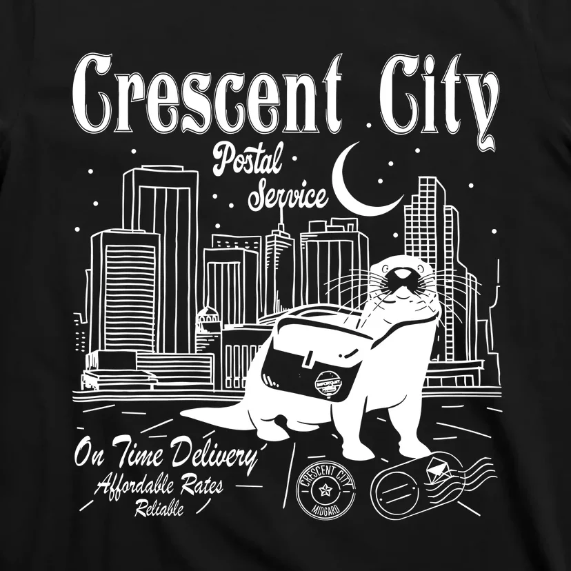 Crescent City Postal Service Messenger Otter Crescent City T-Shirt