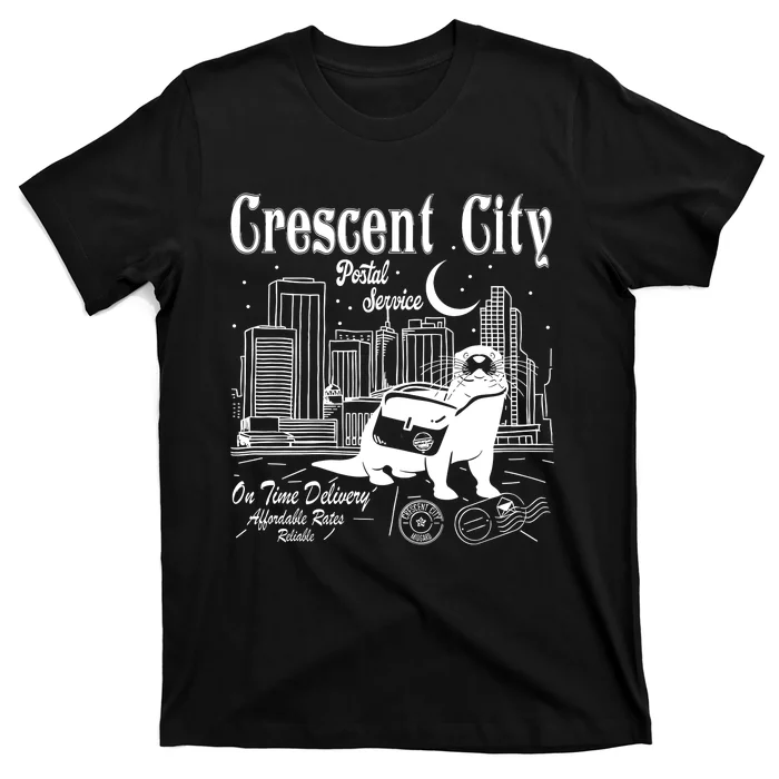 Crescent City Postal Service Messenger Otter Crescent City T-Shirt