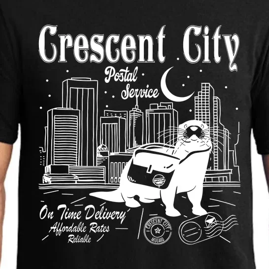 Crescent City Postal Service Messenger Otter Crescent City Pajama Set