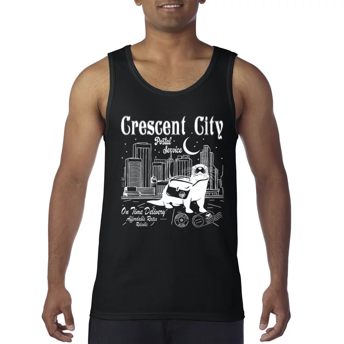 Crescent City Postal Service Messenger Otter Crescent City Tank Top