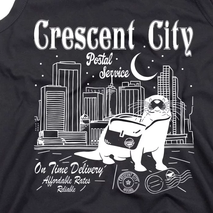 Crescent City Postal Service Messenger Otter Crescent City Tank Top