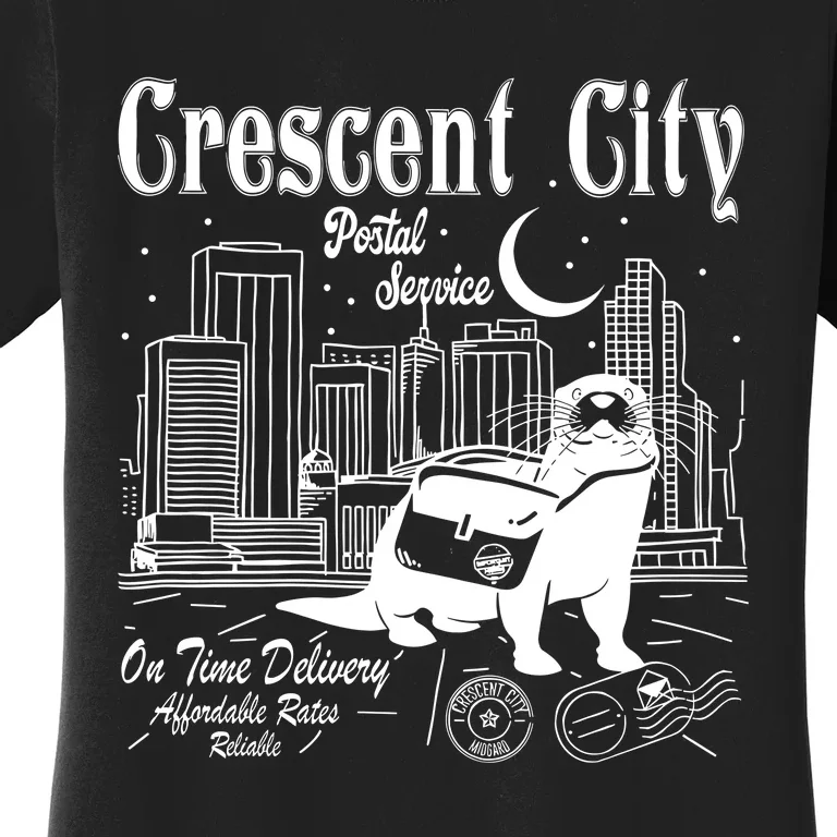 Crescent City Postal Service Messenger Otter Crescent City Women's T-Shirt