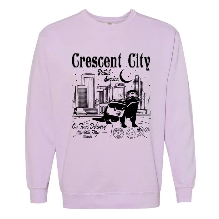 Crescent City Postal Service Messenger Otter Crescent City Garment-Dyed Sweatshirt