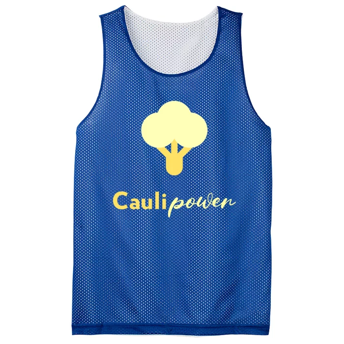 Caulipower Cauliflower Power Veggie Lovers Plant Powered Gift Mesh Reversible Basketball Jersey Tank