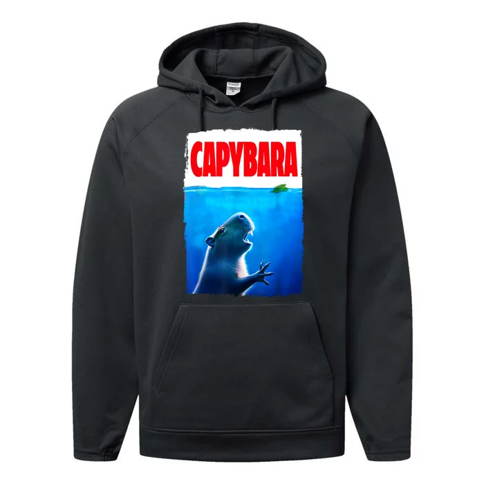 Classic Capybara Paws Lover Animals Outfits Capybaras Kawai Performance Fleece Hoodie