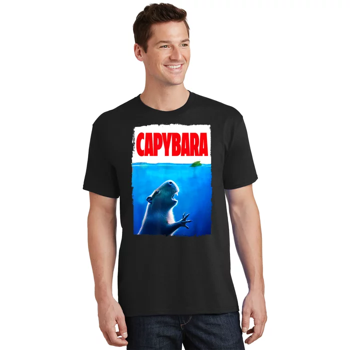 Classic Capybara Paws Lover Animals Outfits Capybaras Kawai T-Shirt