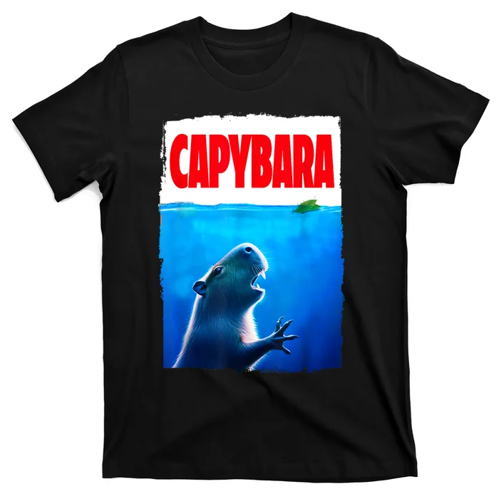 Classic Capybara Paws Lover Animals Outfits Capybaras Kawai T-Shirt