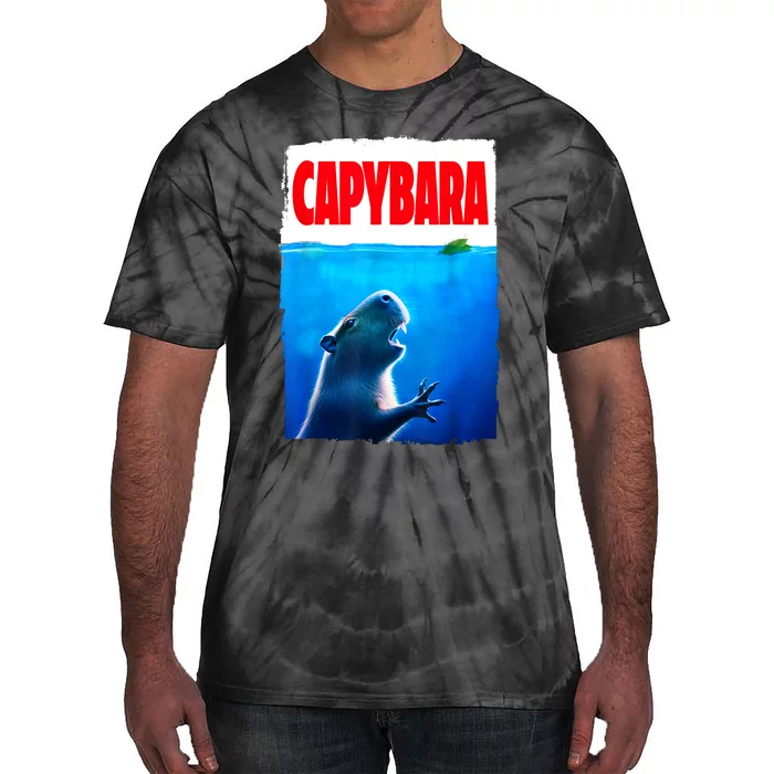 Classic Capybara Paws Lover Animals Outfits Capybaras Kawai Tie-Dye T-Shirt