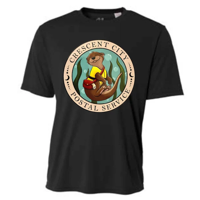 Crescent City Postal Service Messenger Otter Crescent City Cooling Performance Crew T-Shirt