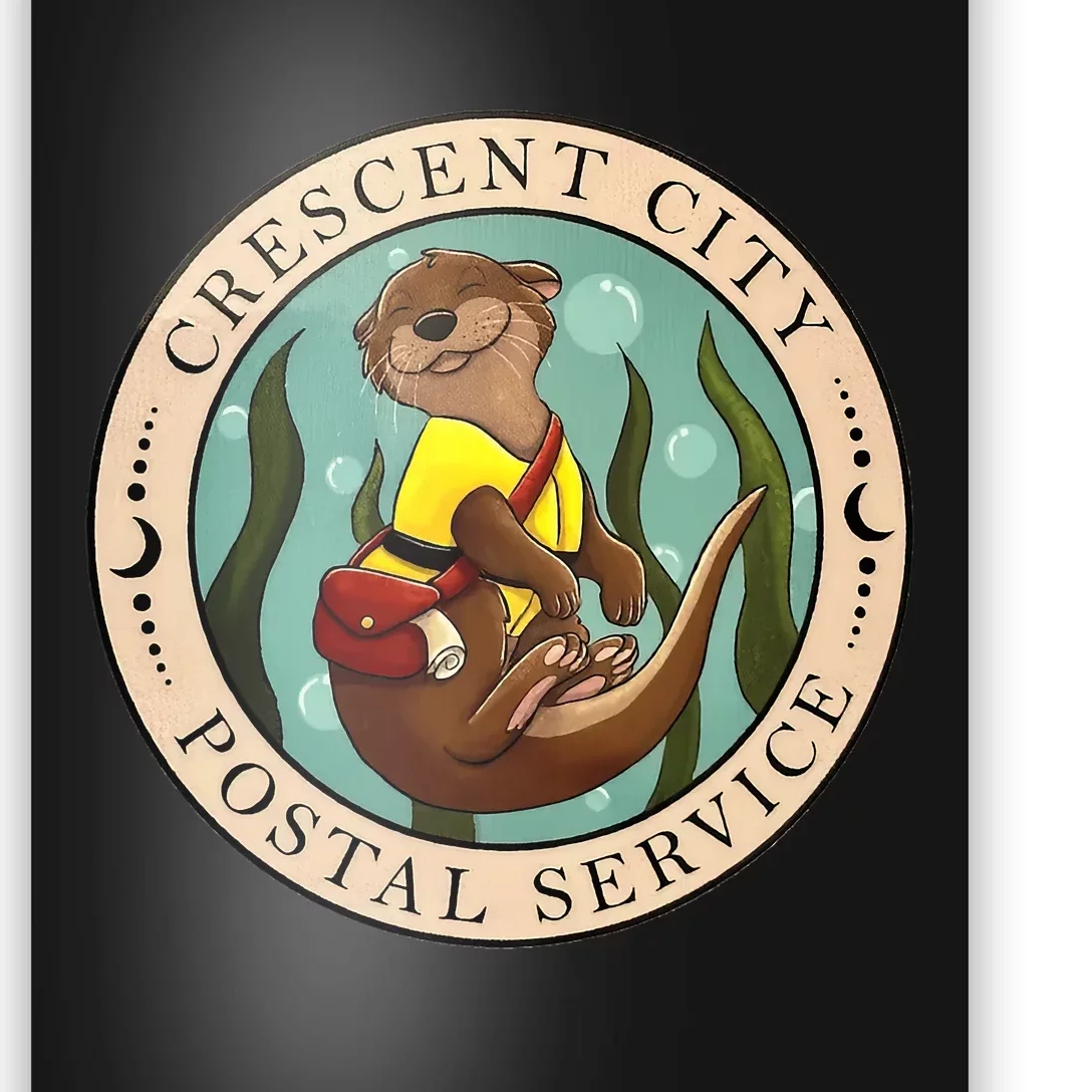 Crescent City Postal Service Messenger Otter Crescent City Poster